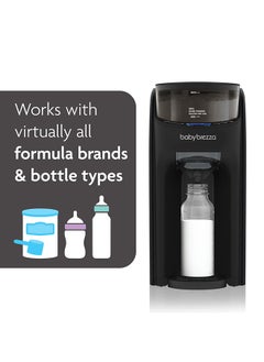 Baby Brezza Formula Pro Advanced WiFi Formula Dispenser - Automatically Mix a Warm Formula Bottle From Your Phone Instantly – Easily Make Bottle With Automatic Powder Blending Machine, Black  - Image 4
