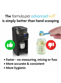 Formula Pro Advanced WiFi Formula Dispenser - Automatically Mix a Warm Formula Bottle From Your Phone Instantly – Easily Make Bottle With Automatic Powder Blending Machine, Black - pzsku/ZA40E64826C09F1602C64Z/45/_/1740738904/b2edb62f-3bd0-46b3-8f68-0e87efa9601b