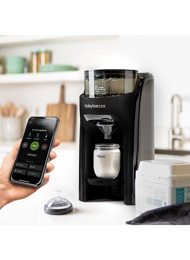 Baby Brezza - Formula Pro Advanced WiFi Formula Dispenser - Automatically Mix a Warm Formula Bottle From Your Phone Instantly – Easily Make Bottle With Automatic Powder Blending Machine, Black - Image 1