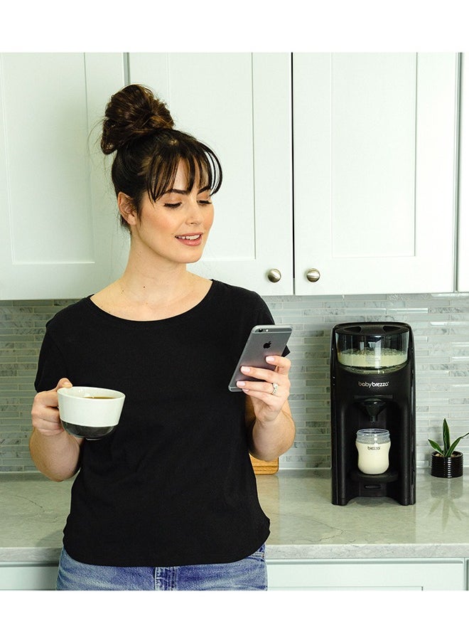 Baby Brezza - Formula Pro Advanced WiFi Formula Dispenser - Automatically Mix a Warm Formula Bottle From Your Phone Instantly – Easily Make Bottle With Automatic Powder Blending Machine, Black - Image 1
