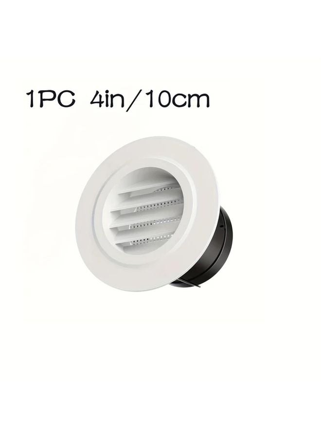 4 Inch Slanted Ventilation Device Insect Rain Proof Ceiling Wall Mount All Season Air Circulation - Image 1