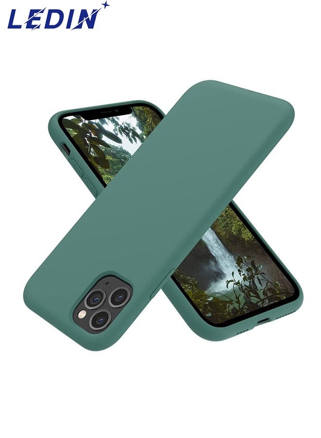 LEDIN Silicone Case for iPhone 11 Pro Silky Soft Touch Full Body Protective Phone Case Shockproof Cover with Microfiber Lining - Image 1