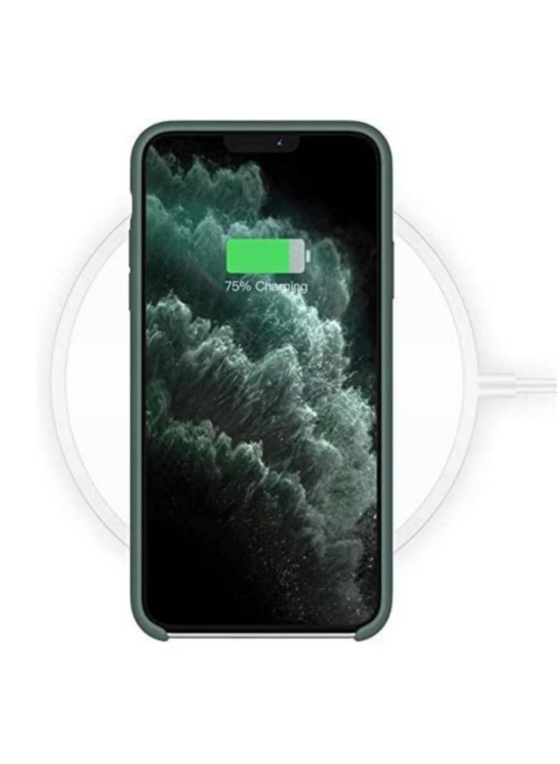 LEDIN Silicone Case for iPhone 11 Pro Silky Soft Touch Full Body Protective Phone Case Shockproof Cover with Microfiber Lining - Image 2