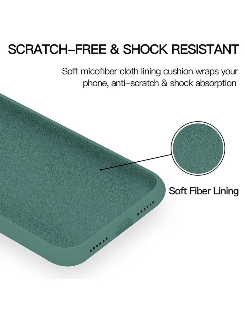 LEDIN Silicone Case for iPhone 11 Pro Silky Soft Touch Full Body Protective Phone Case Shockproof Cover with Microfiber Lining - Image 4