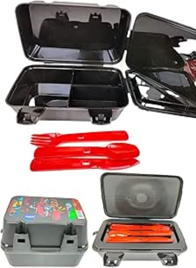 Belal Black lunch box master 345 - max box