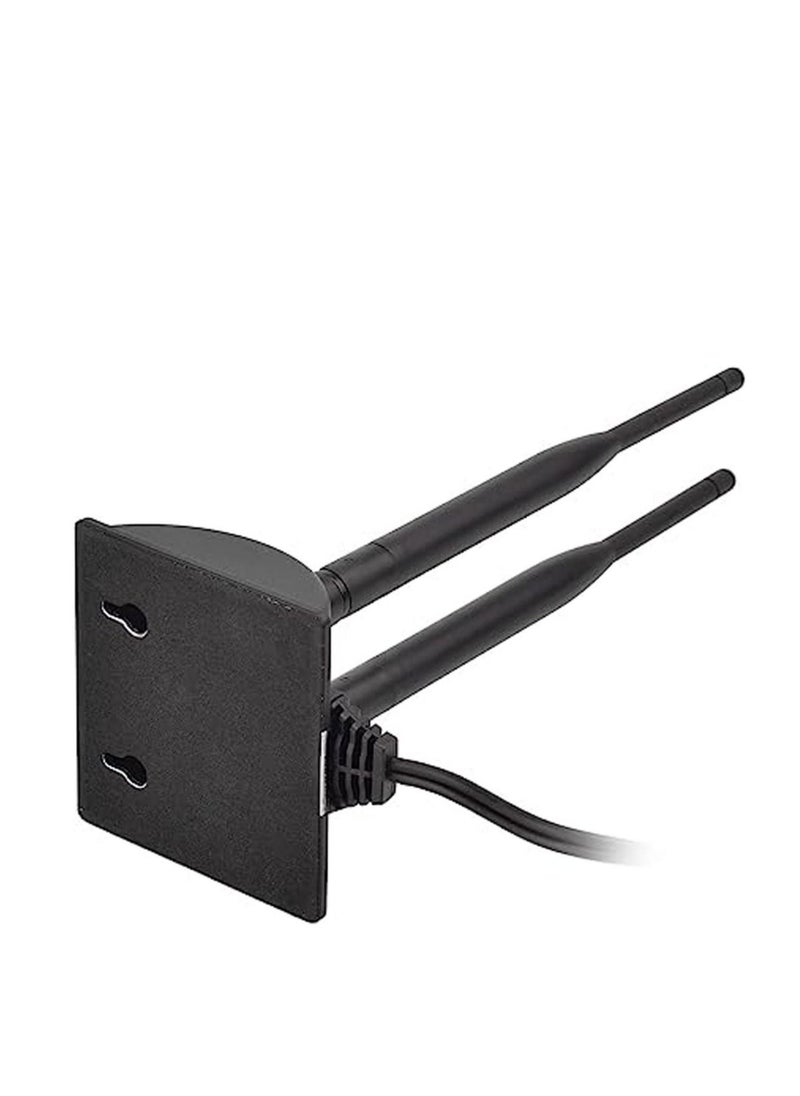 Generic - Eightwood Dual WiFi Antenna with RP-SMA Male Connector, 2.4GHz 5GHz Dual Band Antenna Magnetic Base for WiFi Wireless Router Mobile Hotspot - Image 1
