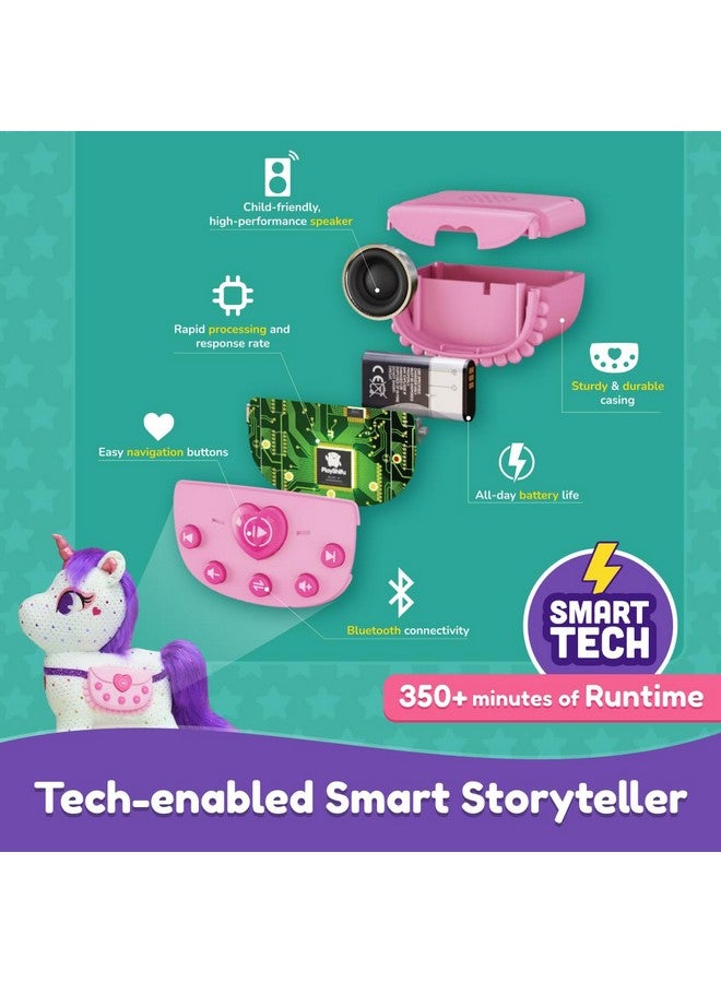 Shifu ZeeZee The Smart Storyteller - Singing & Talking Unicorn Friend Soft Toys for Kids Unlimited Content on The App Rhymes Stories Pretend Play Birthday Gifts for Boys and Girls Ages 3, 4, 5, 6 - Image 3