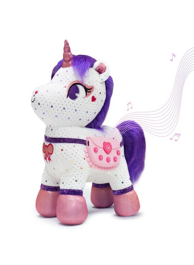 Shifu ZeeZee The Smart Storyteller - Singing & Talking Unicorn Friend Soft Toys for Kids Unlimited Content on The App Rhymes Stories Pretend Play Birthday Gifts for Boys and Girls Ages 3, 4, 5, 6 - Image 1