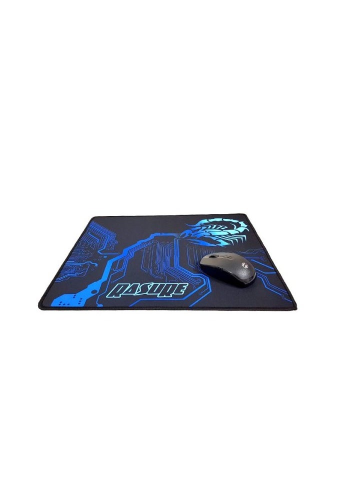 Generic - Gaming Mouse Pad Large , (40cm x 35cm x 2mm) , Thick Extended Mouse Mat Water proof Non-Slip Spill-Resistant Desk Pad with Special-Textured Surface, Anti-Fray Stitched Edges for Keyboard, PC - Image 1