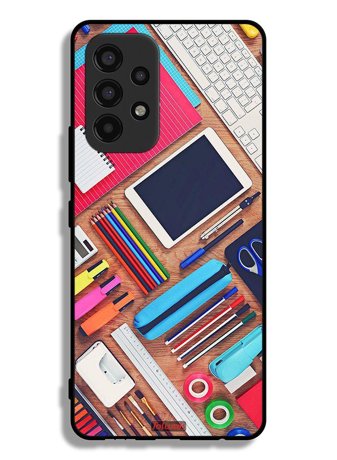Tolwak Samsung Galaxy A53 5G Protective Case Cover Girl Hobby Desk - Image 1