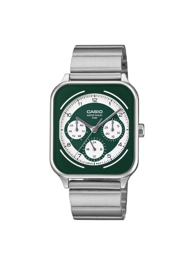 Casio MTP-M307D-3BVDF Men’s Analog Stainless Steel Watch - Image 1