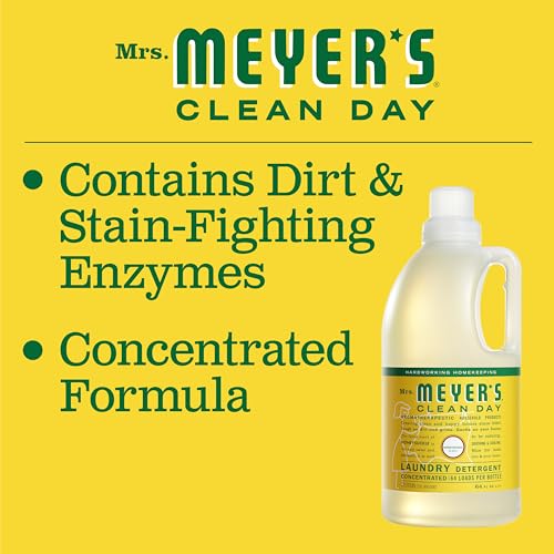 MRS. MEYER'S CLEAN DAY Laundry Detergent, Honeysuckle, 64 Fluid Ounce - Image 3