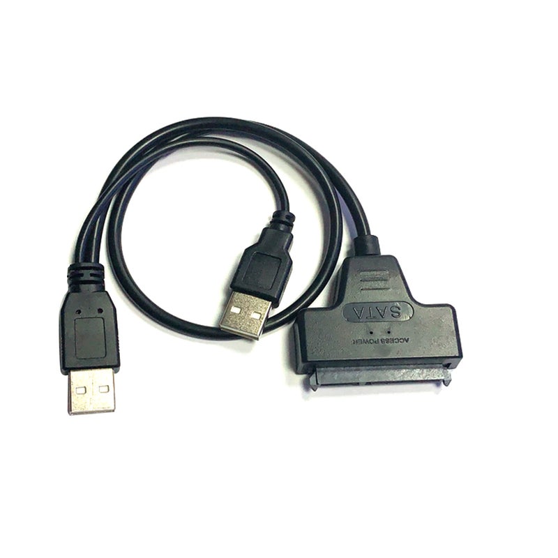 USB 2.0 to SATA Adapter Hard Drive Connection And Converter Cable Black - Image 5