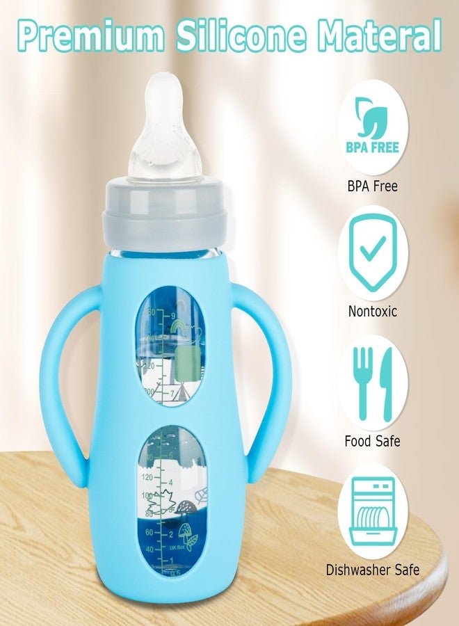 joyfeed Silicone Sleeves with Handles for Mam Glass Baby Bottles 9oz,Anti Breakage Baby Bottle Holder with Handles 3 Pack - Image 5