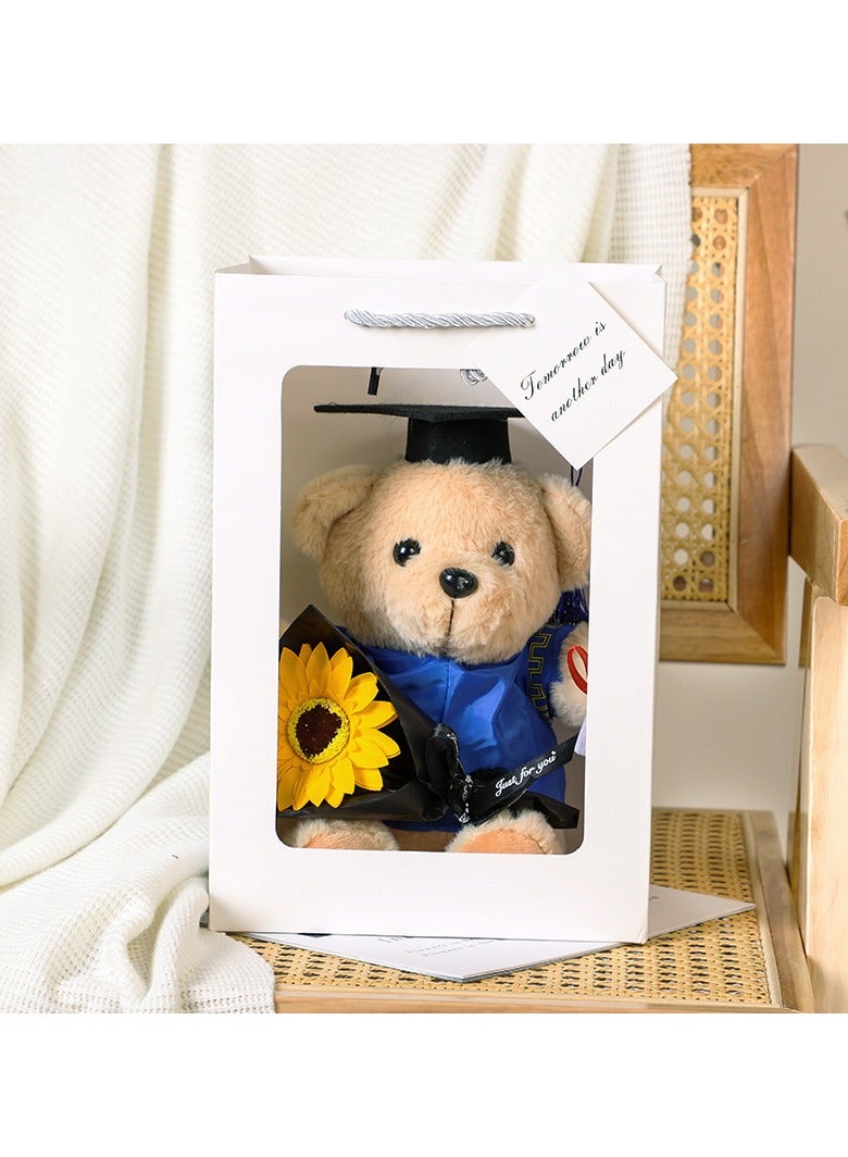 general Dr.Graduation Plush, Giant Plush Doll, Cute Animal PhD Toy, Gift for Kids, Girls, and Boys