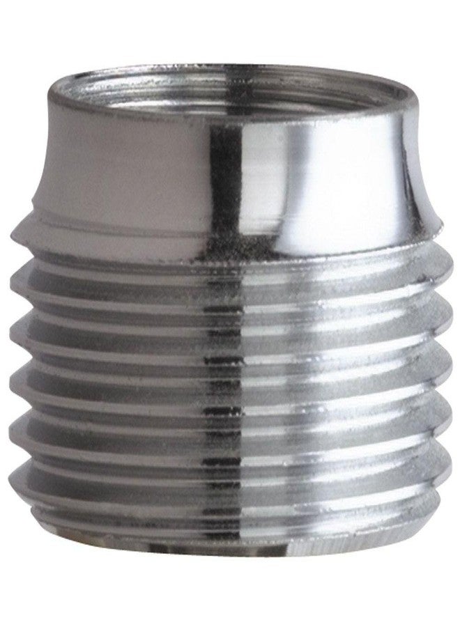 Chicago Faucets E2JKRCF 3/4-Inch Hose Thread Male Outlet to 13/16-Inch-24 UNS Female Inlet, Rough Chrome - Image 1