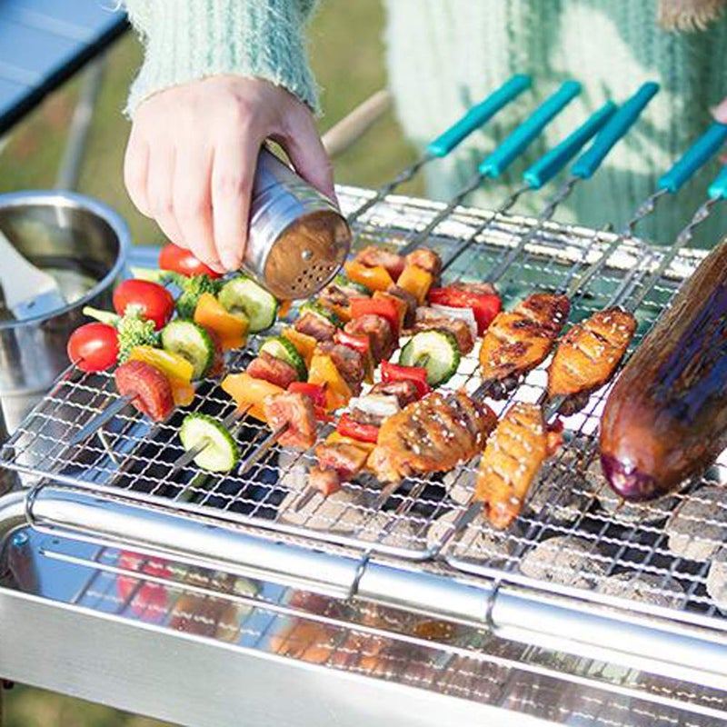 lasenersm 2 Pieces Stainless Steel Salt Spice Sugar Pepper Flavour Bottles Shaker Spice Bottle Airtight Spice Shaker With Top Rotatable Seasoning Shaker Kitchen Gadget Small Size  Silver - Image 3