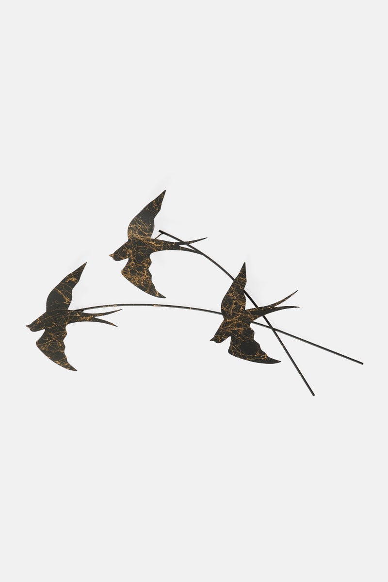 Wallity Metal Wall Decorative Accessories, Black 