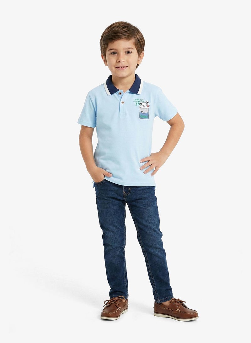 Pinata Cotton Polo tshirt - Image 1