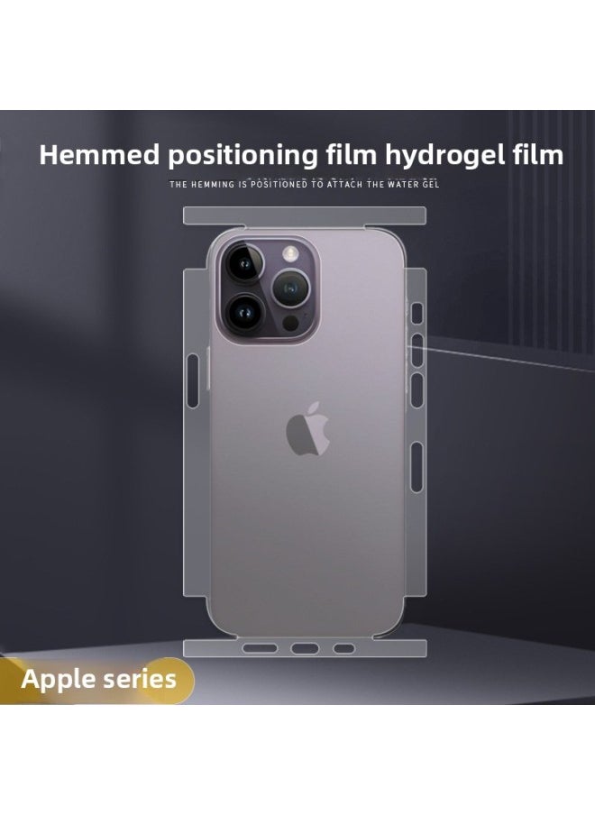Generic - Suitable For Iphone 16promax Positioning Sticker Edge Hydrated Film For Iphone15/14 HD Full Package TPU Mobile Phone Soft-Color:Scratch Card-Dimensions:For Apples 15 - Image 1