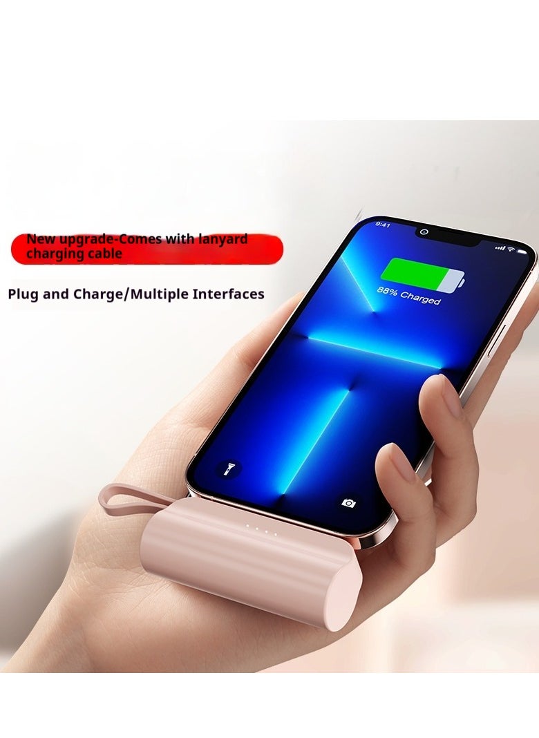 اثنين في واحد مصغرة شاحن محمول محمول لاسلكي نوع جيم 5000mAh شحن سريع الهاتف المحمول السلطة ينطبق على اي فون ، سامسونج S23 سلسلة ، سلسلة note20 ، إل جي ، هواوي ، آي باد ، والهواء بود ، الخ . - pzsku/ZA40F841E33C2A6F037DDZ/45/_/1724929296/95df3e64-fdca-4bf3-8470-e48d9851bbc5