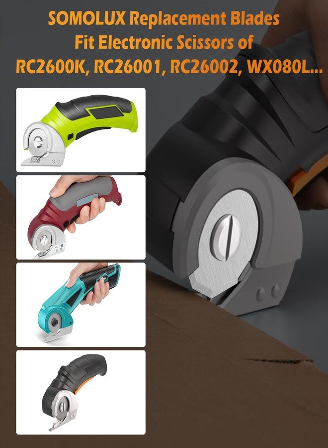 SOMOLUX WA2300 Blades Compatible with Worx ZipSnip Cordless Scissors Replacement Blades, Fits RC2600K, RC2601, RC2602, WX080L, WX081, WX082L, WX081L, WX745L.9 (5-Pack) - Image 3