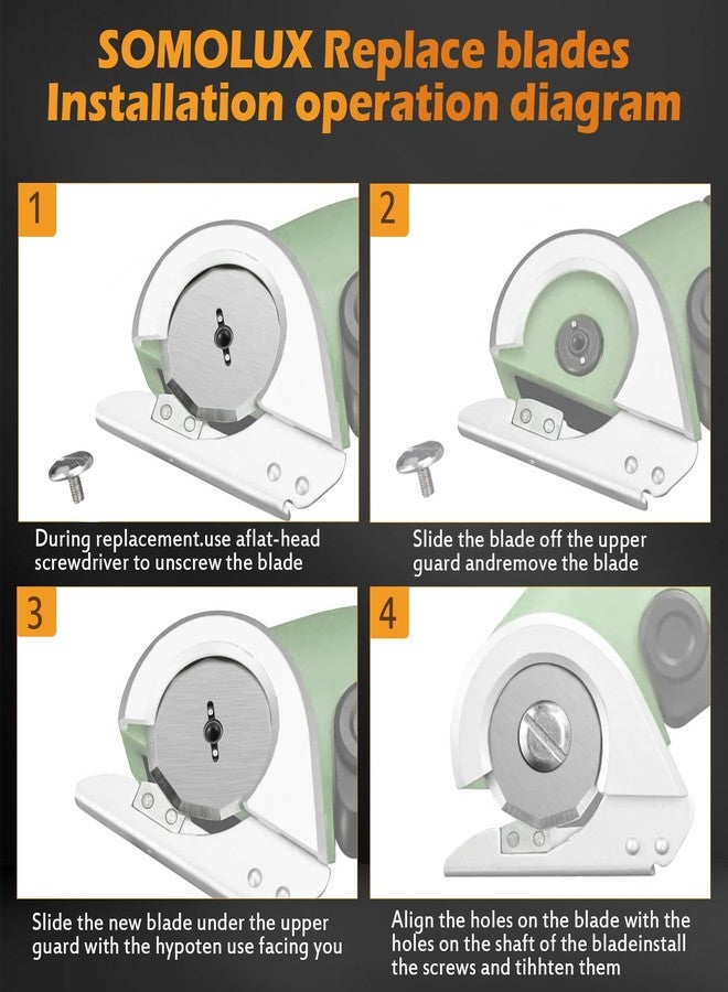 SOMOLUX WA2300 Blades Compatible with Worx ZipSnip Cordless Scissors Replacement Blades, Fits RC2600K, RC2601, RC2602, WX080L, WX081, WX082L, WX081L, WX745L.9 (5-Pack) - Image 4
