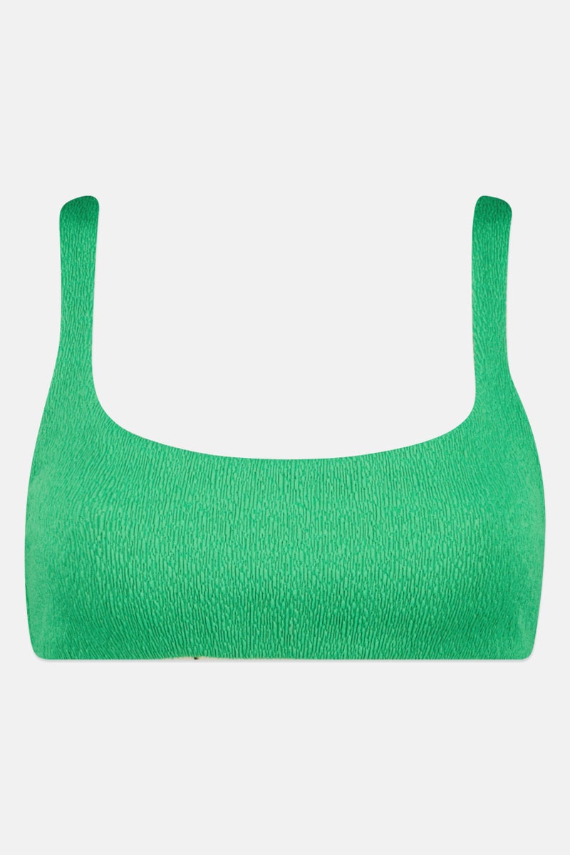 Bershka بلوزة بيكيني نسائية غير مبطنة، خضراء - Image 2