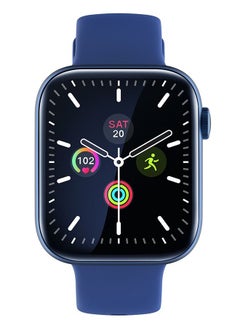 P45 Hands Free Bluetooth Calling Smartwatch for IOS Android Blue