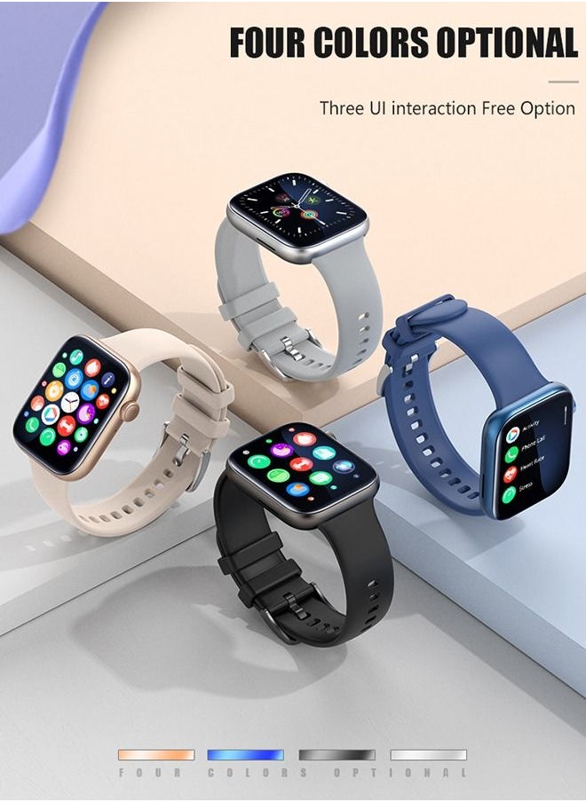 Joyeworld - P45 Hands Free Bluetooth Calling Smartwatch for IOS Android Blue - Image 1