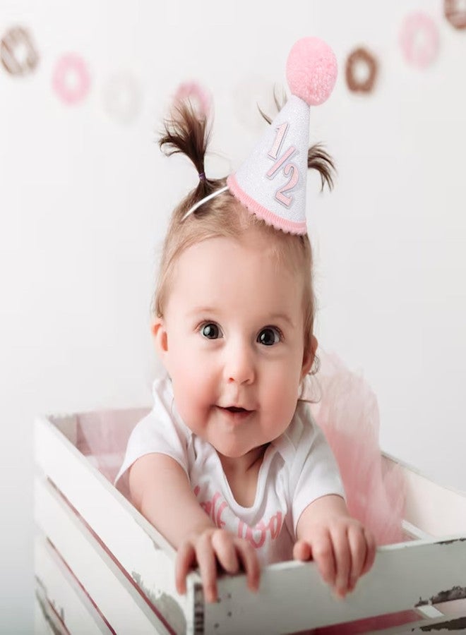 TERJIO Half Birthday Hat for Baby - 1/2 Birthday Crown Hat,Baby Photo Prop for 6/Six Month. - Image 4