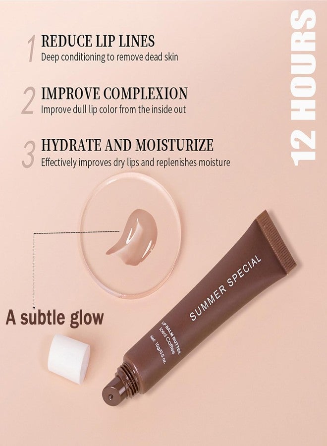 Loobexery 4 Pcs Summer Special Lip Butter Balm, Special Lip Balm, With Natural Ingredients of Shea Butter & Olive Butter, Long-Lasting Hydrating Non-Sticky Lip Balm, Soothes And Softens Dry Lips - Image 2