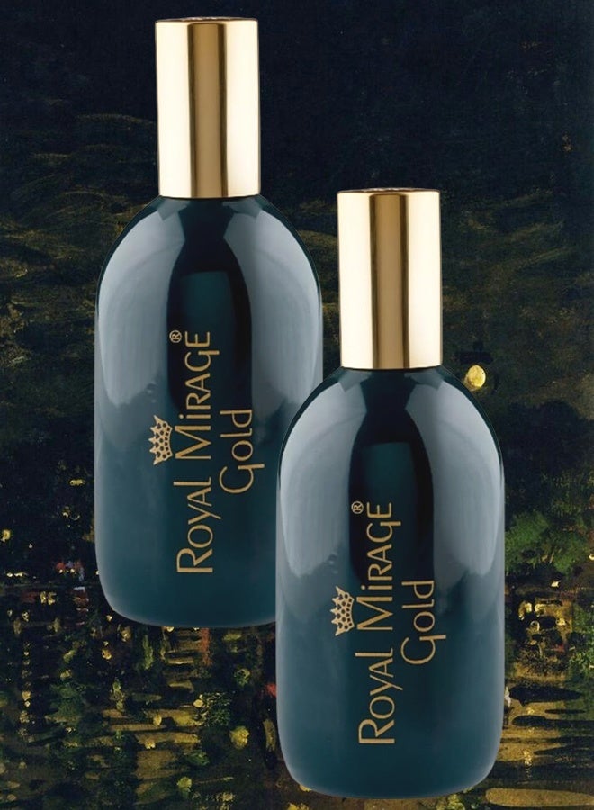 رويال ميرج 2 قطع عطر رويال ميراج جولد للجنسين 120 مل - Image 1