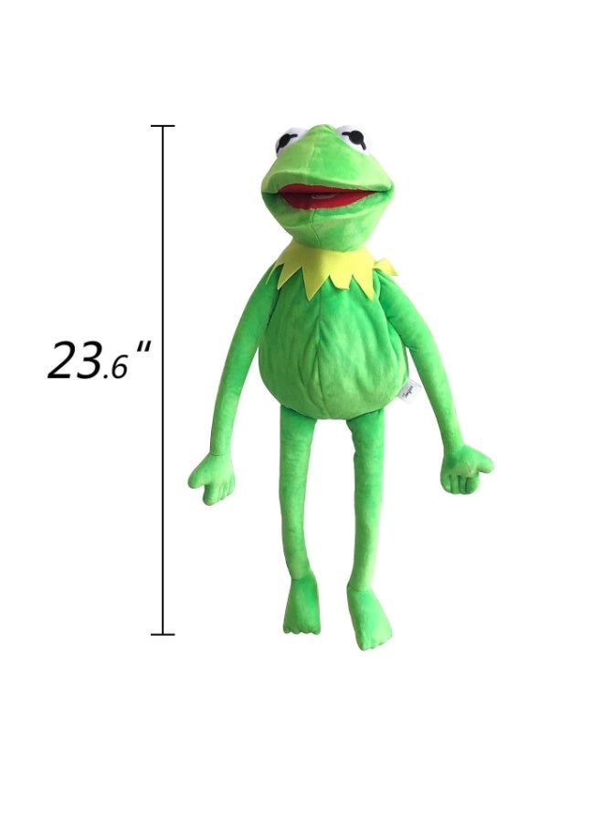 Lacroky Kermit Frog Hand Puppet Soft Stuffed Plush Toy for Boys  Girls  24 Inches - Image 3