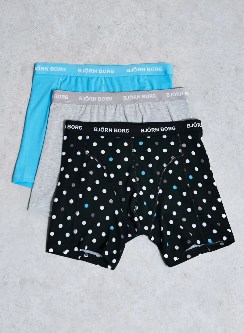BJORN BORG 3 Pack Short Boxers