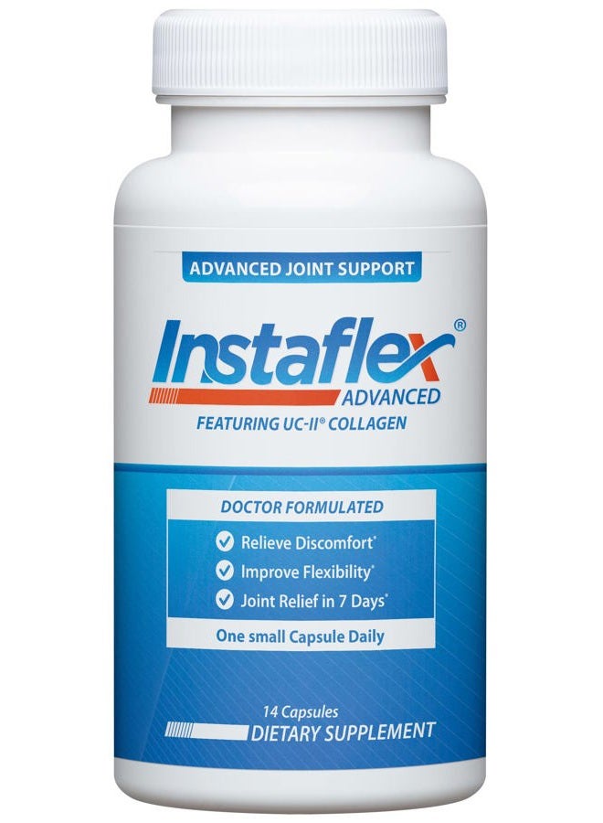 Instaflex Advanced Joint Support - Doctor Formulated Joint Relief Supplement, Featuring Collagen & 5 Other Joint Discomfort Fighting Ingredients - 14 Count - Image 1