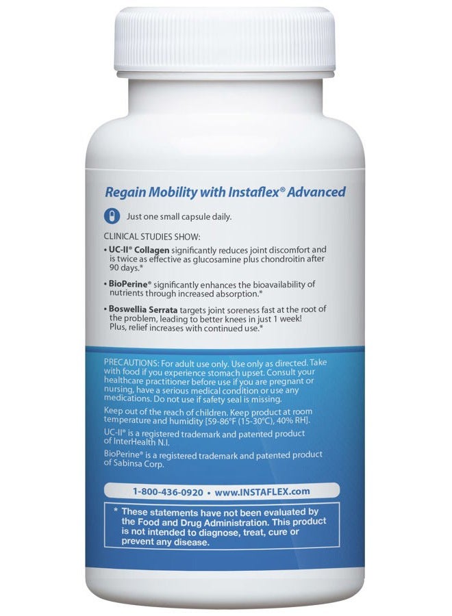 Instaflex Advanced Joint Support - Doctor Formulated Joint Relief Supplement, Featuring Collagen & 5 Other Joint Discomfort Fighting Ingredients - 14 Count - Image 3