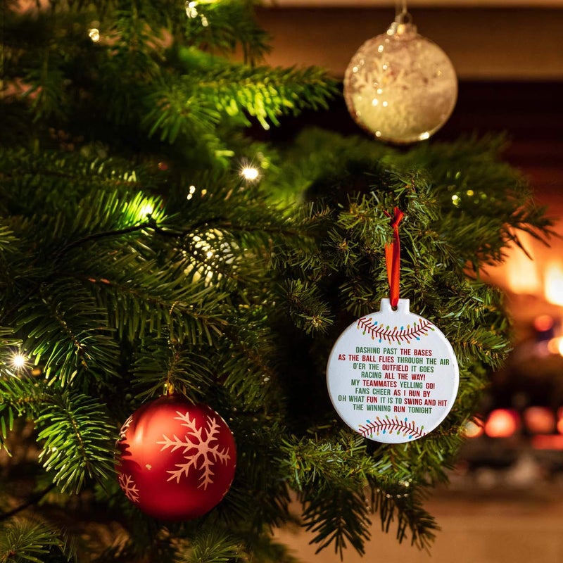 تشاك توك سبورتس Chalktalksports البيسبول حول زخرفة السيراميك | جلجل على طول الطريق - Image 2