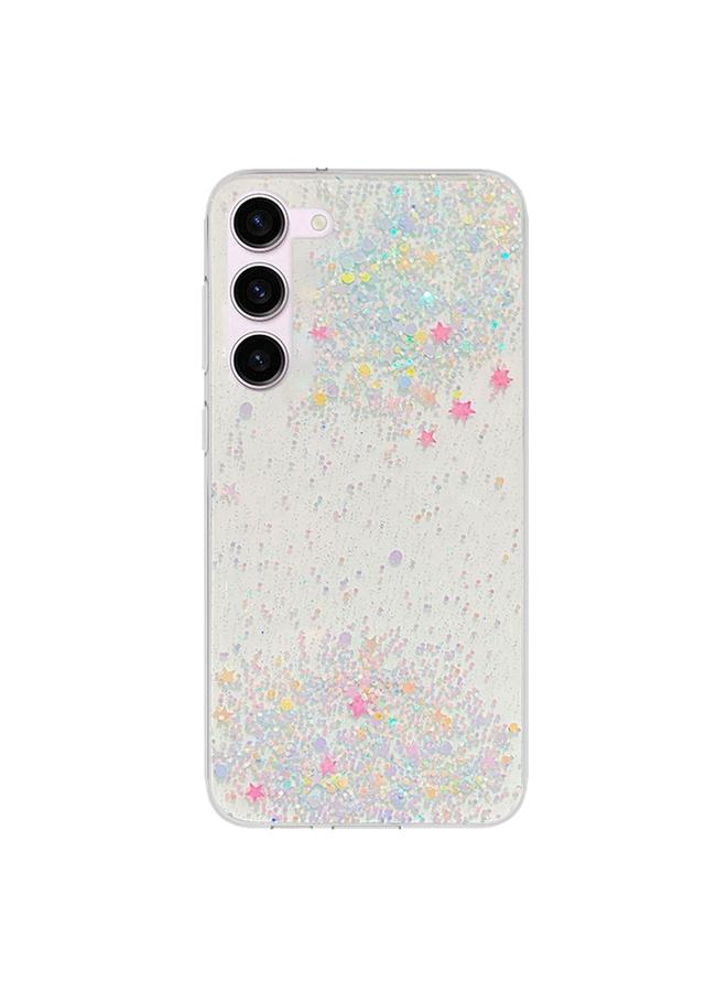 اس-توب جراب لهاتف Samsung Galaxy S23 5G جراب هاتف Dreamy Star Glitter Epoxy TPU - Image 1