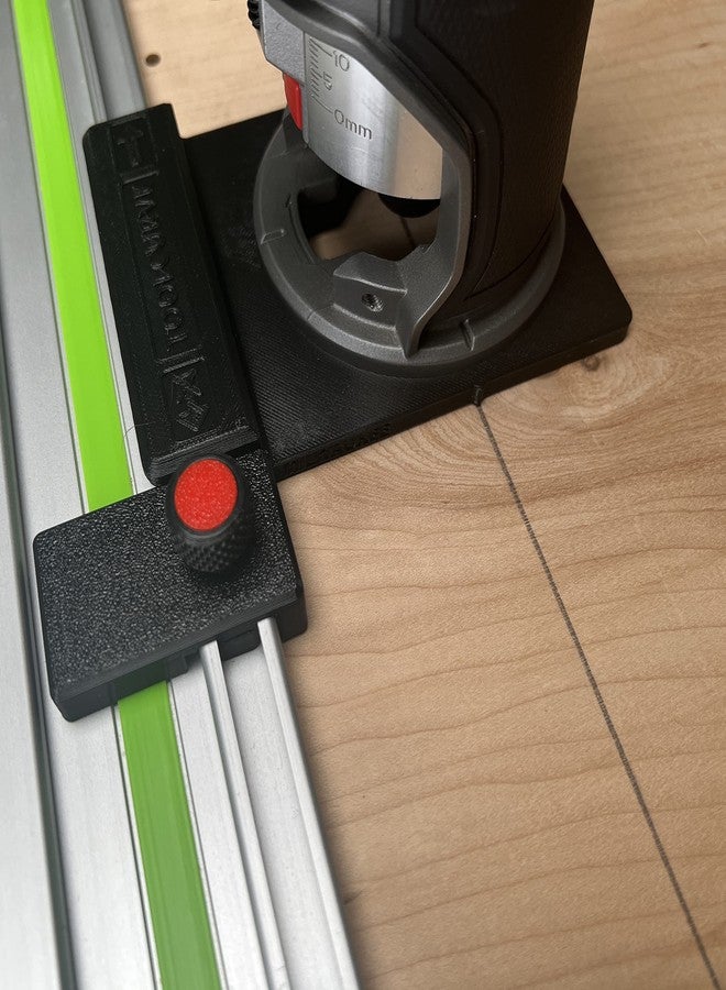 ToolCurve Guide Rail Adapter Compatible with Milwaukee Router - Made in USA - Image 3