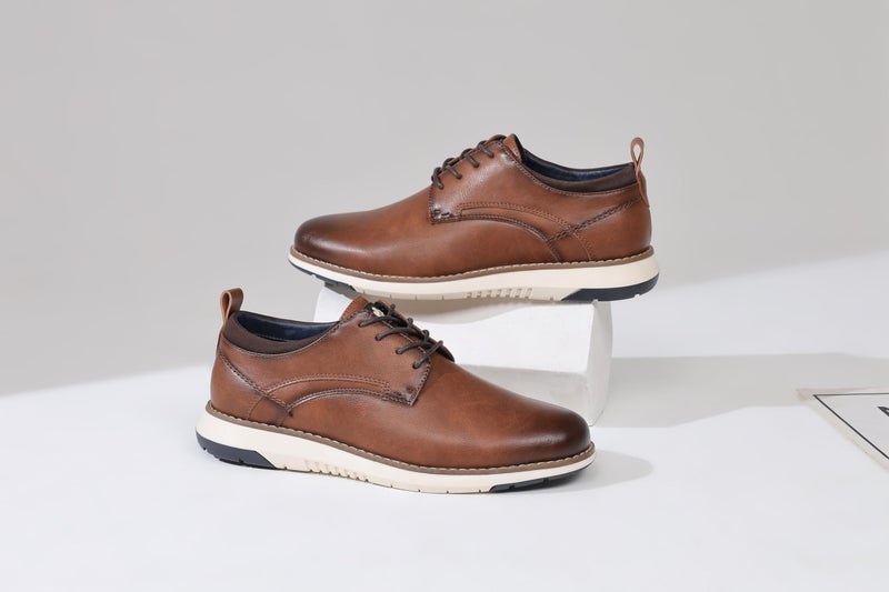 DECARSDZ Mens Dress Shoes Casual Oxford Shoes Business Formal Derby Sneakers Walking Shoe - Image 3