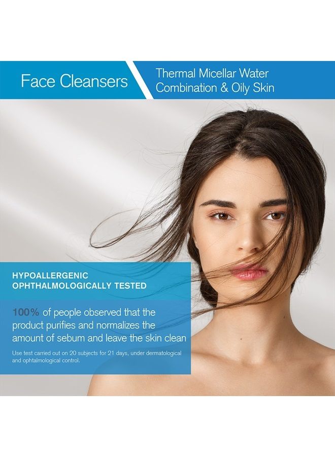 Uriage Thermal Micellar Water Combination & Oily Skin 17 fl.oz. | Cleansing Micellar Water - Image 5