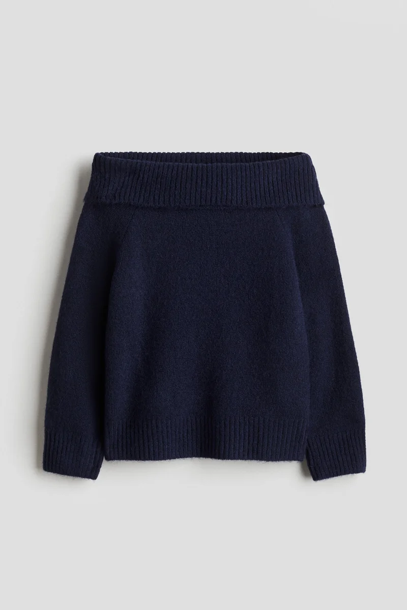 H&M Off-the-shoulder jumper