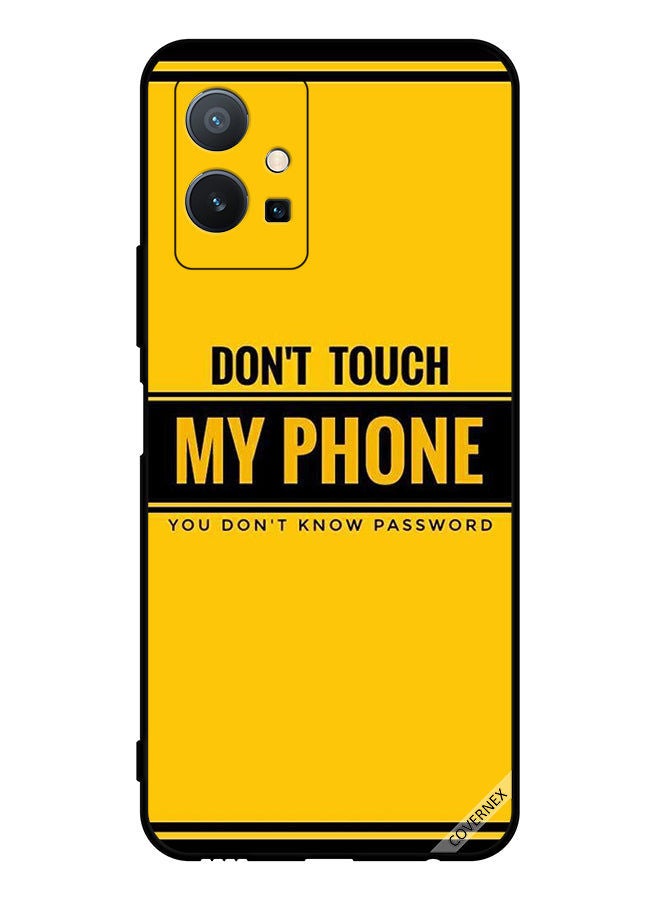 Covernex Protective Case Cover For vivo T1 5G Don't Touch My Phone You Don't Know Password - Image 1