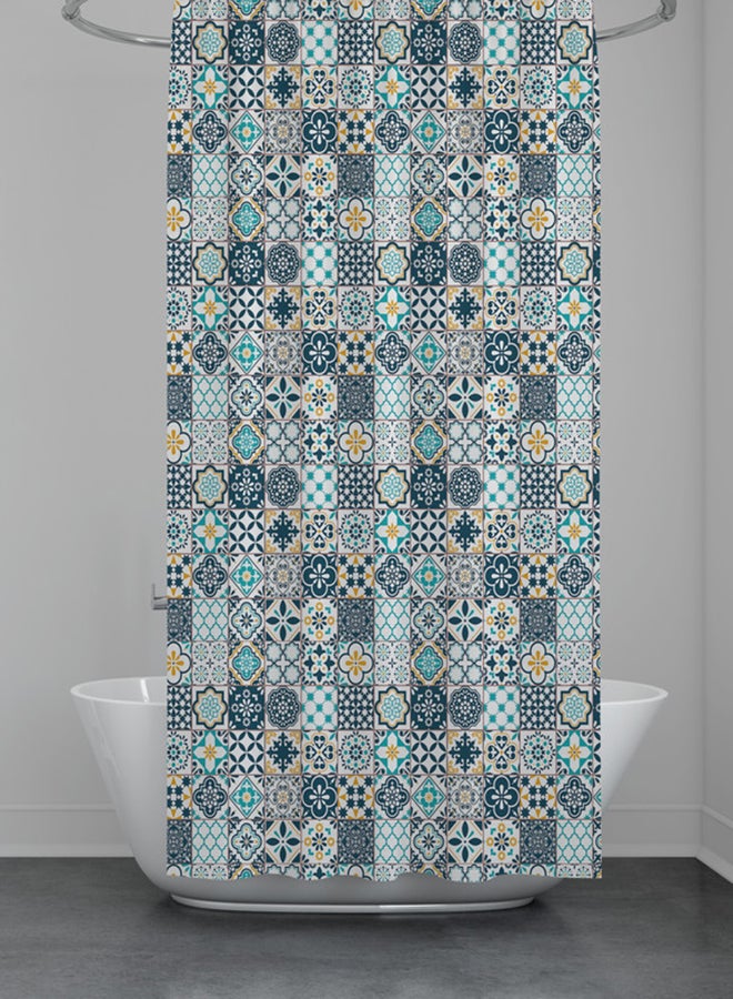 Home Print ستارة حمام مقاومة للماء 
