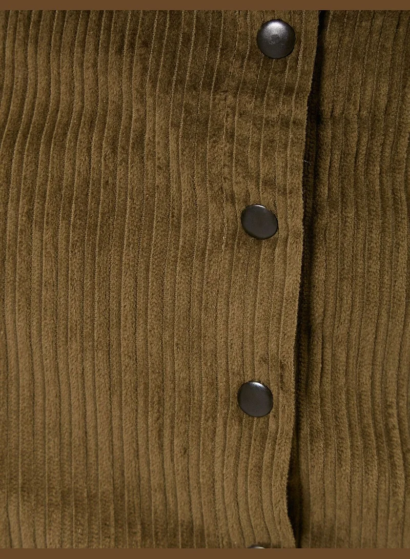 كوتون Button Detailed Skirt
