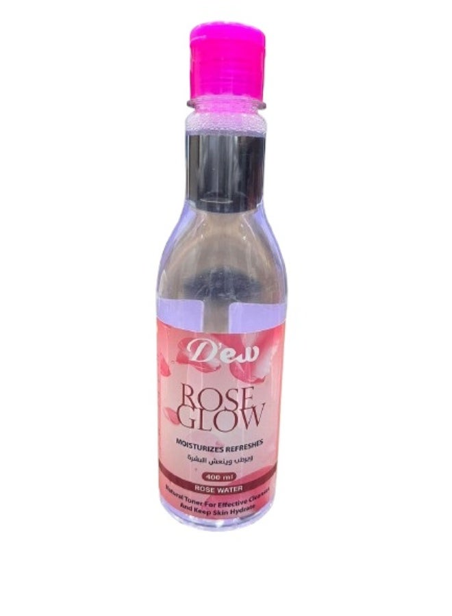 Dew Rose Water Rose Glow - 400ml | Moisturizies Refreshes