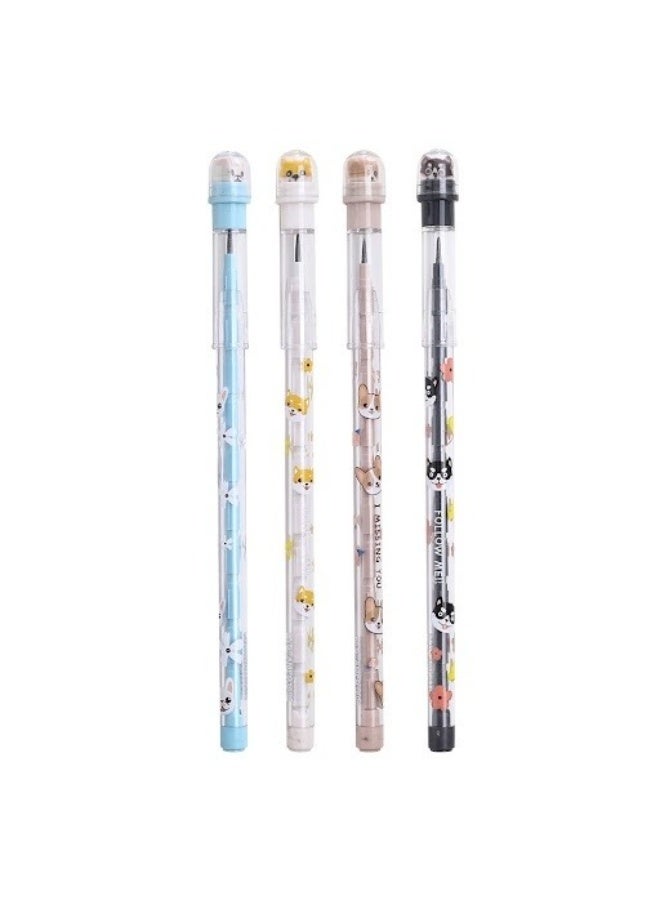 M&G mechanical pencils with small eraser at the top, 4pcs - Image 1