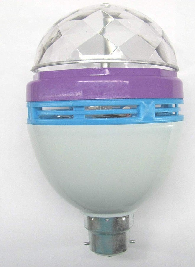 Birud LED Crystal Rotating Bulb Magic Disco Light Lamp for Party Home Diwali Decoration use (Multicolour). - Image 4