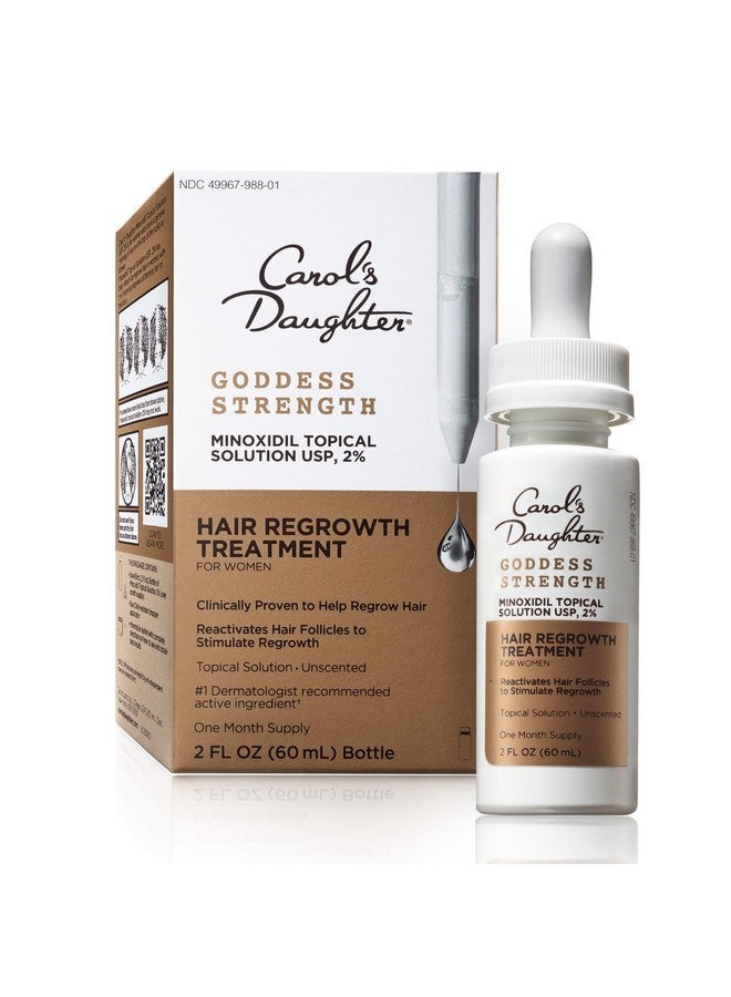 Carol's Daughter Carol's Daughter Goddess Strength Hair Regrowth Treatment for Women, 2% Minoxidil Solution for Hair Loss and Thinning, One Month Supply, 2 Fl Oz  - Image 1